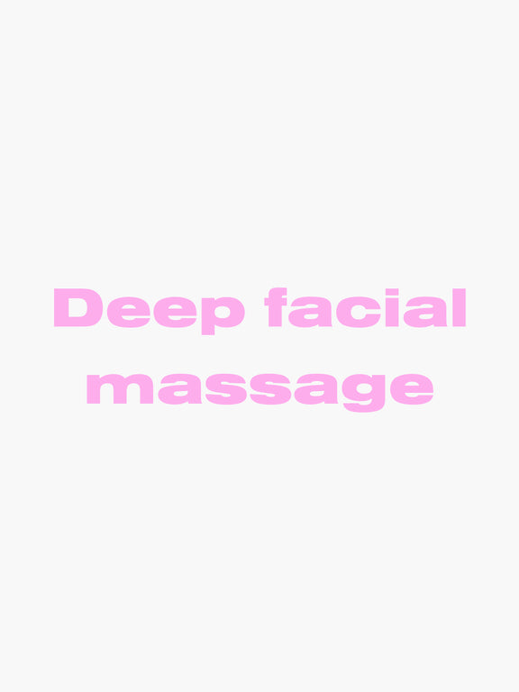 Deep facial massage