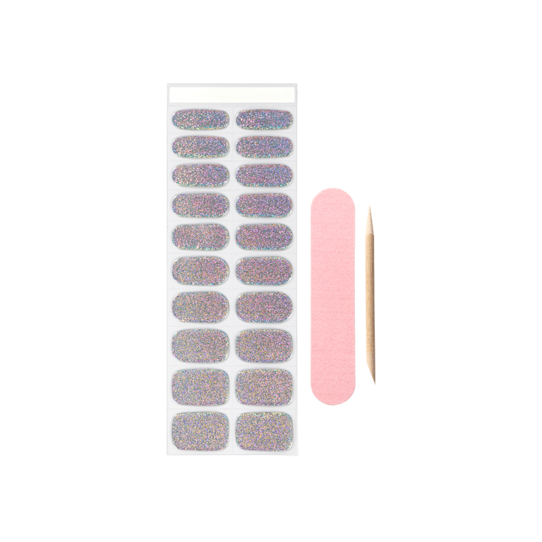 Coucou Semi-Cured Nail Wraps - Glitter Galore