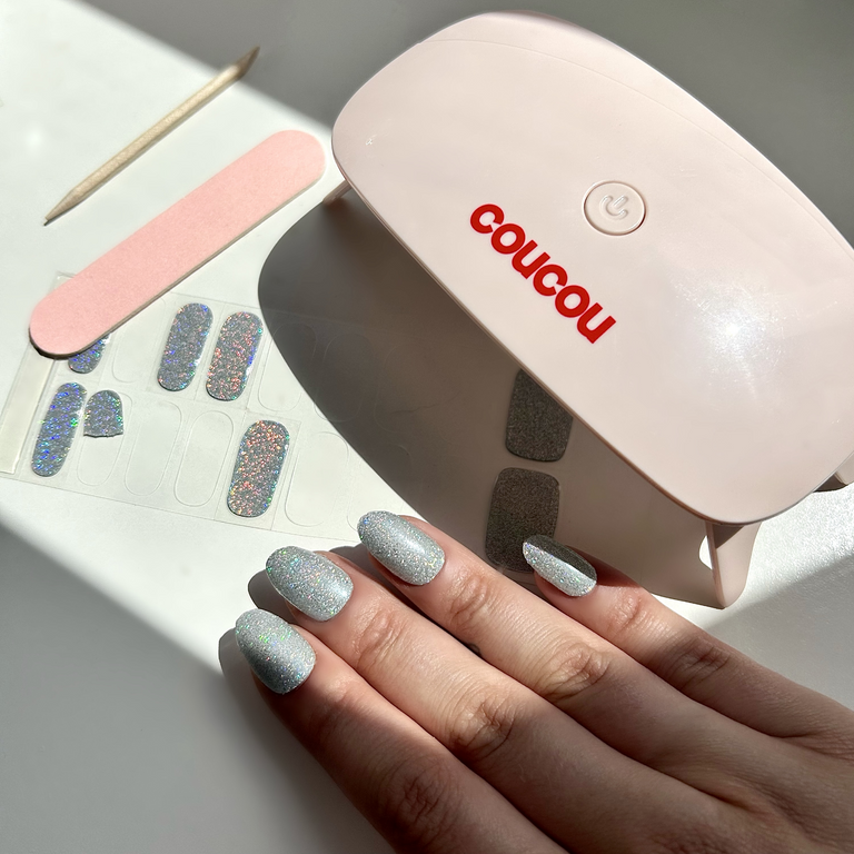 Coucou Semi-Cured Nail Wraps - Glitter Galore