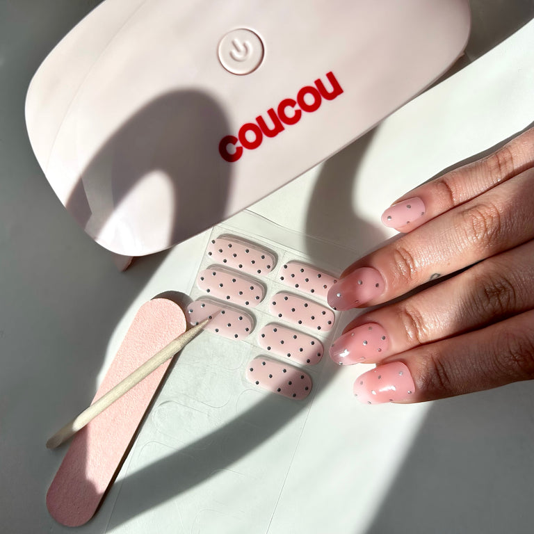 Coucou Semi-Cured Nail Wraps - Diamond Dazzle