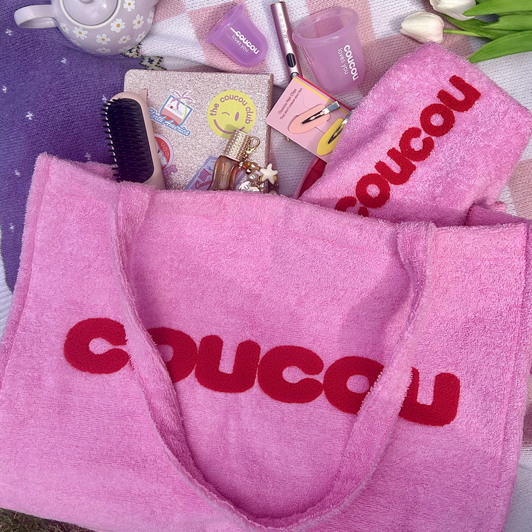 Coucou draagtas en make-uptas