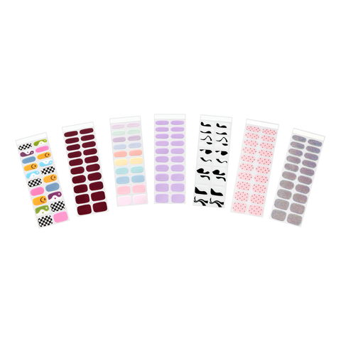 Coucou Semi Cured Nail Wraps - All In Set