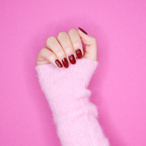Coucou Semi-Cured Nail Wraps - Burgundy Bliss