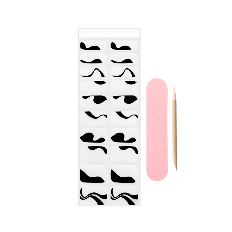 Coucou Semi-Cured Nail Wraps - Simply Swirly